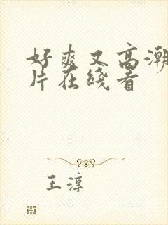 好爽又高潮了毛片在线看