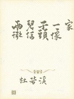 两儿子一家四口微信头像