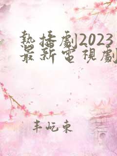 热播剧2023最新电视剧
