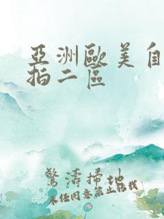 亚洲欧美自拍偷拍二区