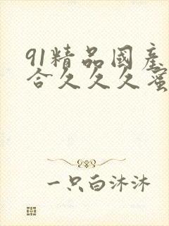 91精品国产综合久久久蜜臀