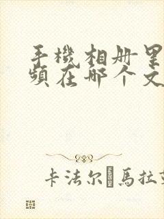 手机相册里的视频在哪个文件夹