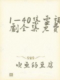 1—40集电视剧全集免费观看