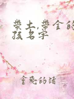 带土,带金的女孩名字