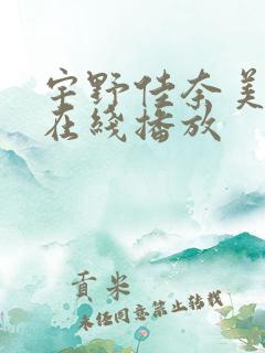 宇野佳奈美av在线播放