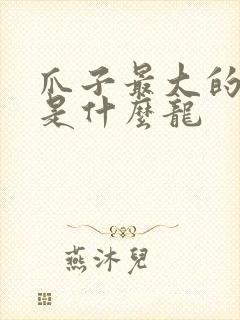 爪子最大的恐龙是什么龙