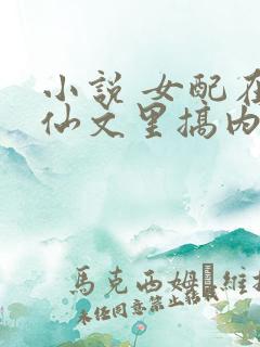 小说 女配在修仙文里搞内卷