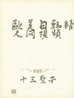 欧美日韩精品成人网视频