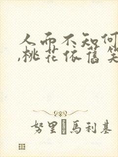 人面不知何处去,桃花依旧笑春风翻译