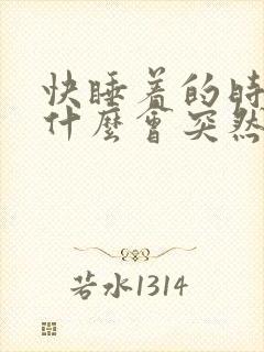 快睡着的时候为什么会突然抖一下