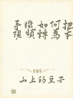 手机如何把缓存视频转为本地视频