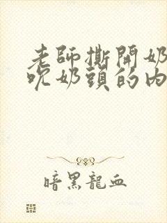 老师撕开奶罩揉吮奶头的内容梗概