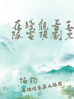 在线观看王牌部队电视剧免费观看全集