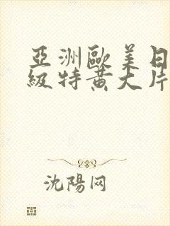 亚洲欧美日韩一级特黄大片