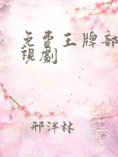 免费王牌部队电视剧