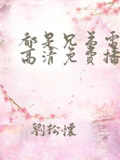 都是兄弟电视剧高清免费播放