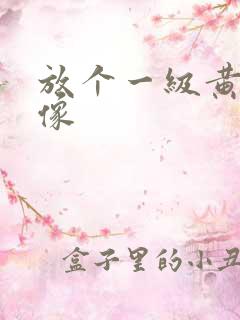 放个一级黄色录像