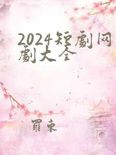 2024短剧网剧大全
