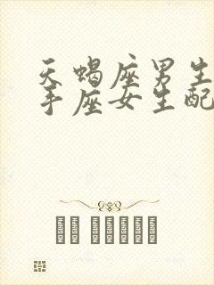 天蝎座男生和射手座女生配对指数