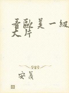 看欧美一级特黄大片