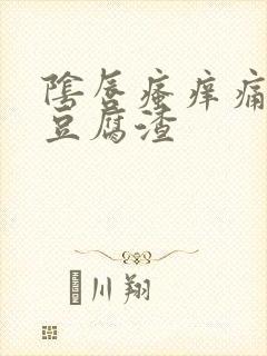 阴唇瘙痒痛白带豆腐渣