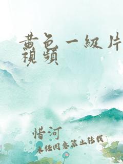 黄色一级片美女视频