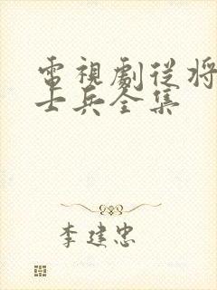 电视剧从将军到士兵全集