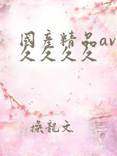 国产精品av久久久久久