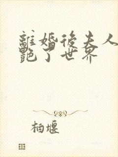 离婚后夫人她惊艳了世界