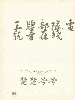 王牌部队电视剧观看在线