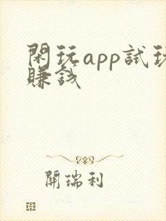 闲玩app试玩赚钱