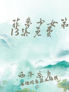 菲梦少女第二季13集免费