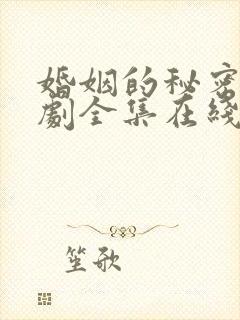 婚姻的秘密电视剧全集在线观看