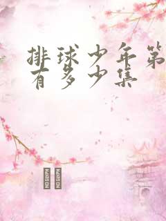 排球少年第一季有多少集