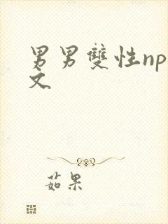 男男双性np黄文