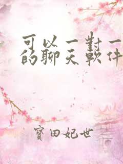 可以一对一视频的聊天软件