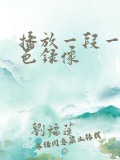 播放一段一级黄色录像