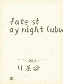 fate stay night (ubw)