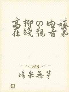 高柳の肉嫁动漫在线观看第9集