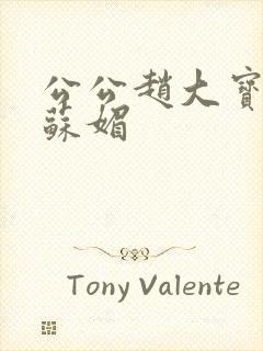 公公赵大宝儿媳苏媚