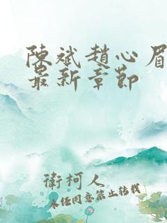 陈斌赵心眉小说最新章节