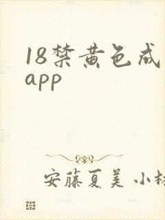 18禁黄色成人app