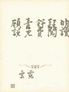 顾青舒段明逸小说免费阅读最新章节