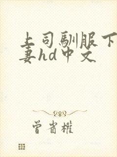 上司驯服下属人妻hd中文