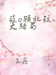 苏o顾北弦小说大结局