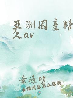 亚洲国产精品久久av