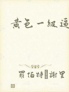 黄色一级逼大片