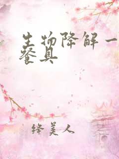 生物降解一次性餐具