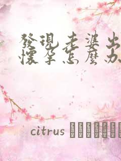 发现老婆出轨并怀孕怎么办