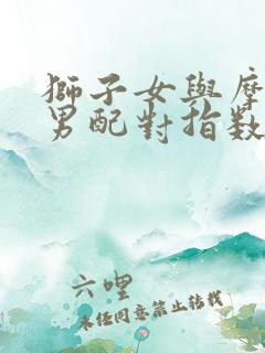 狮子女与摩羯座男配对指数